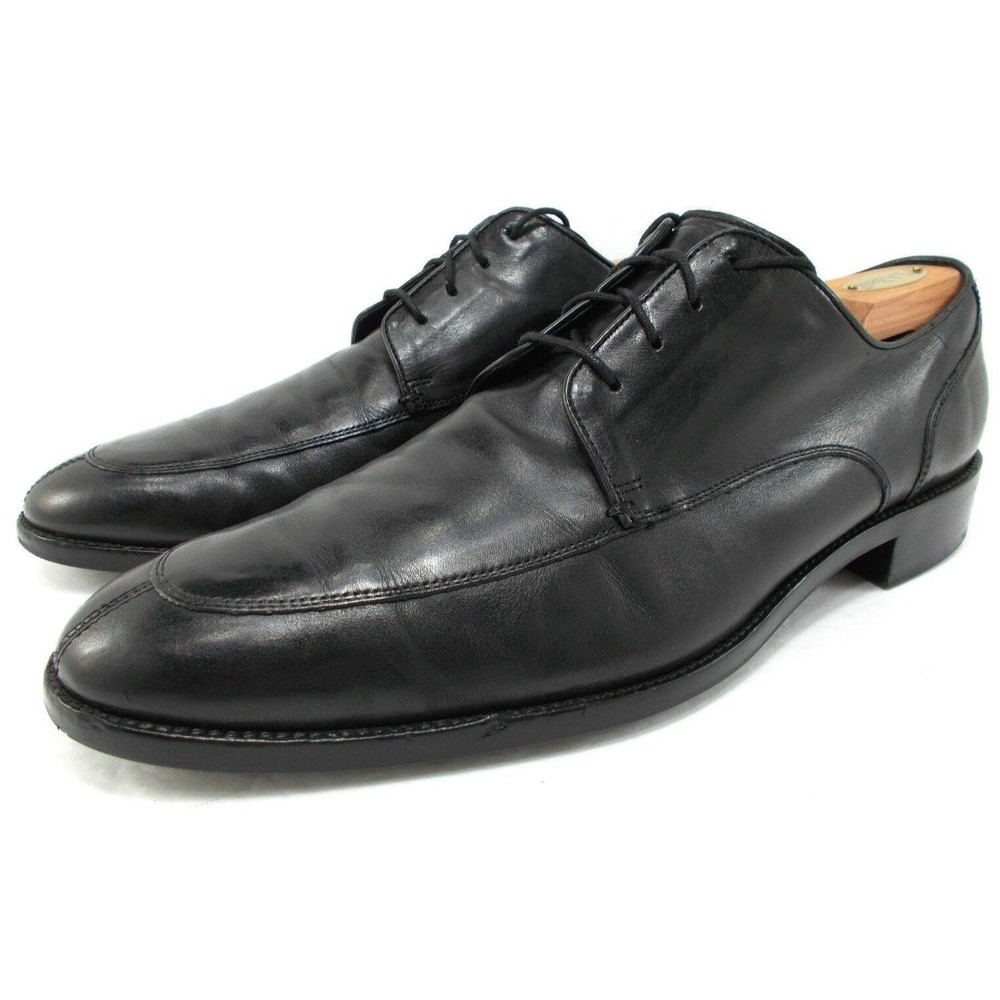 Cole Haan C11627 Mens Black Leather Split-Toe Oxfords Formal Shoes Sz 12M A0711